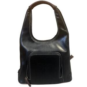 Nine West Vtg Aughts Deadstock Talk Shop Mini Black Shoulder Bag Office Siren
